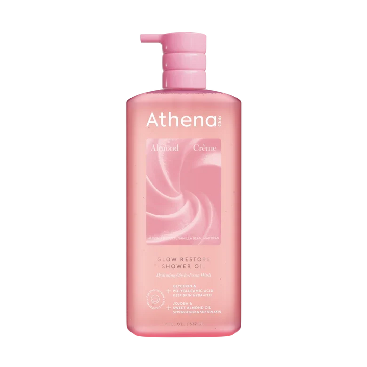 Glow Restore Shower Oil S1 Almond Crème