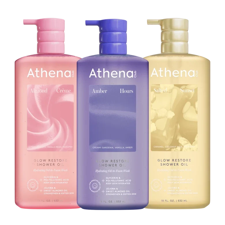 Glow Restore Shower Oil Trio C8